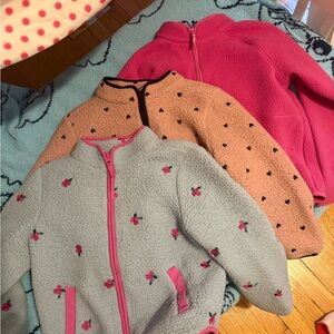 3 cat and Jack coats 8-10Y